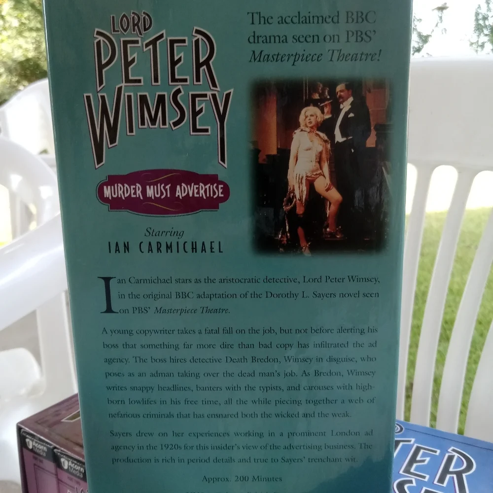 Lord PETER WIMSEY VHS